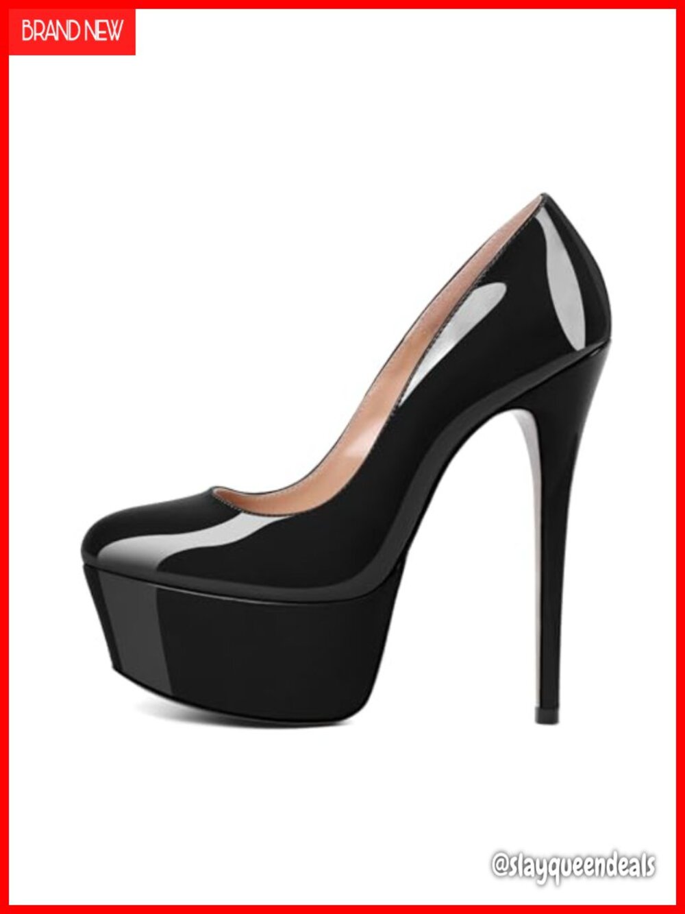 Platform High Heel Pumps Round Toe Stiletto Party Dress Shoes